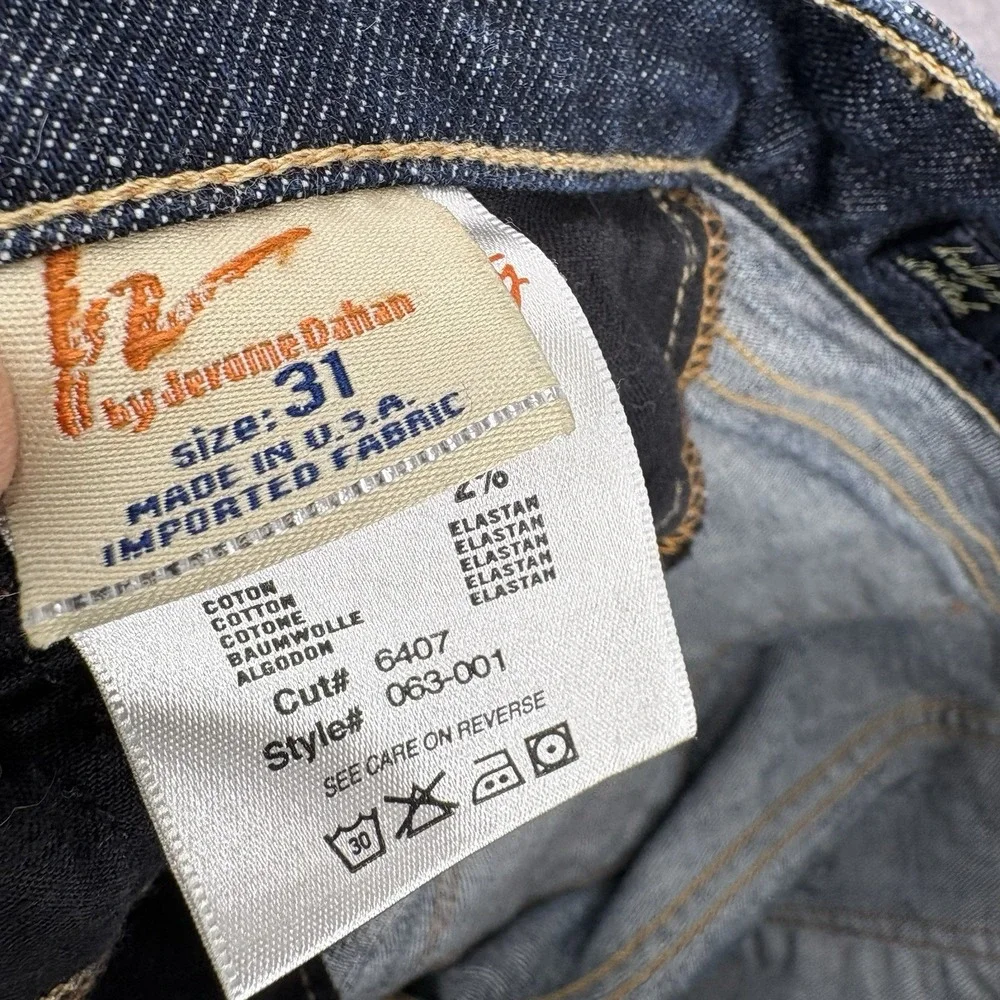 VTG Citizens Of Humanity Jeans Womens 31 Low Waist Crop Dark Blue Y2K 00s - Picture 7 of 7